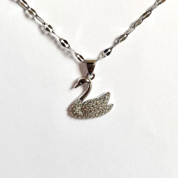Colar cisne - Aço inox - Imagem 2
